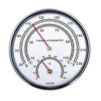 Hygrothermograph Hőmérő Páratartalom Beltéri Páratartalom, Hőmérséklet Mérési Szauna Felszerelés Szauna Tartozékok