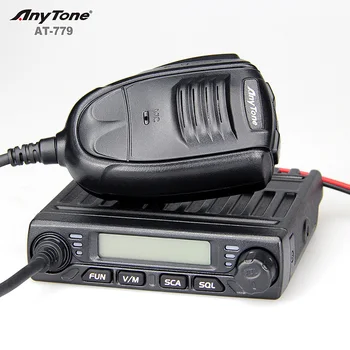 Anytone 779 Mini méretű Jármű Mouted Mobil Rádió, VHF UHF Rádió Mobil a CTCSS DCS hosszú távú Walkie talkie