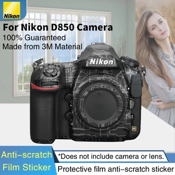 Prémium Matrica Bőr Nikon D850 Fényképezőgép Bőr Matrica Protector Anti-semmiből Kabát Wrap Borító Matrica