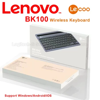 Eredeti Lenovo Lecoo BK100 Bluetooth Billentyűzet Kompatibilis Több Rendszer Újratölthető Lítium Akkumulátor Windows, MacOS