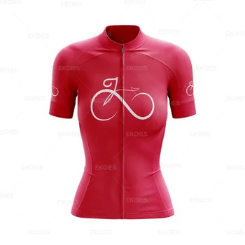 Női Kerékpáros Ruházat 2022 Új, Rövid Ujjú Maillot Ciclismo Nyári Kerékpáros Mez Triatlon Kerékpár Jersey Lányok Kerékpározás Ing