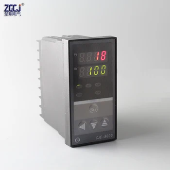 Digitális hőmérséklet szabályzó 100W fűtés, K típusú hőelem CJE-8000 digitális termosztát raktáron