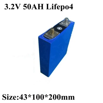 3.2 v Lifepo4 Lítium Akkumulátor 50Ah Lifepo4 5C 250A Mentesítés, Napenergia Tárolás Inverter Akkumulátor Elektromos Járművek