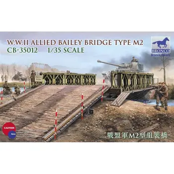 BRONCO CB35012 1/35 második VILÁGHÁBORÚ Szövetséges Bailey Híd Típusa M2 - Modell Készlet