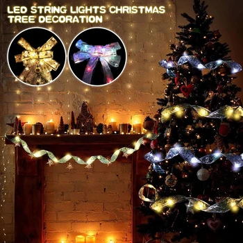 4/5m 40 Fények/50 LED Lámpák String Fények Születésnapi Ünnep karácsonyfa Díszítés Fények Szalag Színes Fél Ünnepség