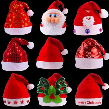 Karácsonyi Kalap Mikulás Diy Karácsonyi Fesztivál Kellékek Dekoráció Felnőtt Gyerek Party Dekoráció Cosplay