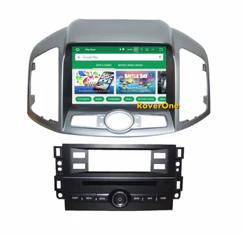 Octa-Core Android 8.0 Autoradio GPS Navigációs Multimédia Lejátszó Chevrolet Captiva 2011+ DVD USB SD, Bluetooth Tükör Link