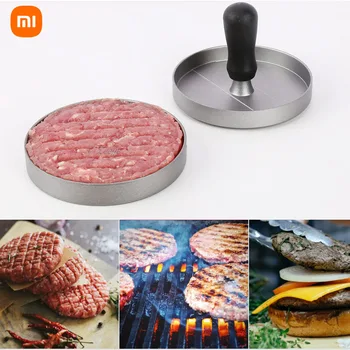 Xiaomi Kerek Burger Nyomja meg az Alumínium Hamburger Hús, Marhahús Grill Penész Burger Nyomja meg a Hús Patty Penész