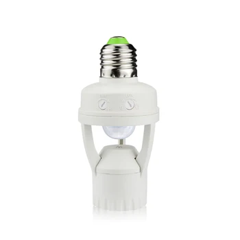 LED Izzó Bázis 220V E27 110V Magas Érzékenység PIR Mozgásérzékelő Kapcsoló Lámpa Jogosult Szerv Indukciós Érzékelő LED-Lámpa Luz
