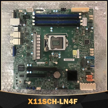 A Supermicro X11SCH-LN4F Szerver Alaplap 8./9. I. Core i3 Xeon E-2100/2200 Processzor Egyetlen Socket LGA1151