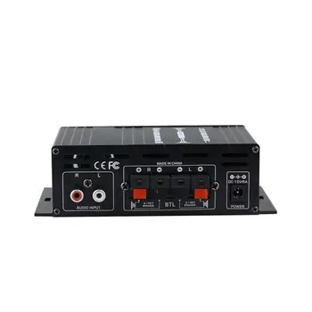 AK-280 Audio Erősítő kétcsatornás Digitális Audio Receiver Sztereó személyi Mélysugárzó Hangszóró, MP3, Autó, Tengeri Hajó