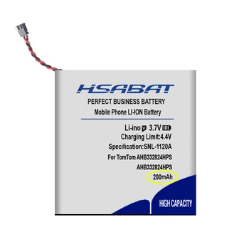 HSABAT 0 Ciklus 200mAh AHB332824HPS Akkumulátor TomTom Szikra Cardio+ Zene GPS Óra Csere Akkumulátor