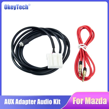 Autórádió Női AUX Audio Adapter Kit a Mazda 2 mazda 3 mazda 5 mazda 6 autórádió Aux Kábel