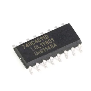 10 DB 74HC4511D SOP-16 74HC4511 BCD-7-szegmens reteszt/dekóder/sofőr chip