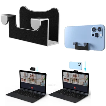 Csúszásmentes Telefon-Webcam-Hegy Rozsdamentes Acél Mobil Telefon Gyűrű Jogosultja Asztali Cserélhető MacBook/iPhone 14 13 12 iOS 16.0