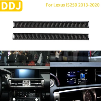 A Lexus IS250 300 350C 2013-2020 Tartozékok Autó Szénszálas Belső Navigációs Berendezés Matricák
