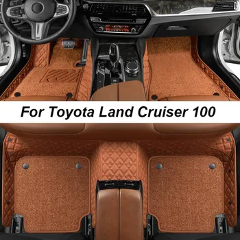 Egyedi Luxus Szőnyeg Toyota Land Cruiser 100 2003 NEM a Ráncok autószőnyeg Tartozékok Belső Alkatrészek Teljes Készlet