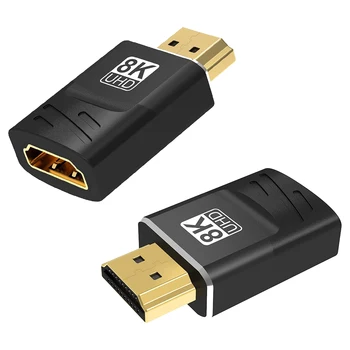 2PACK 8K, HDMI-Kompatibilis Csatoló Férfi-Nő, HDMI-Kompatibilis Adapter Csatlakozó HDTV TV Stick-PC-Laptop
