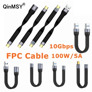 USB3.1 C Típusú 10Gbps Gen2 OTG Dátuma Kábel Férfi-Nő Adatok USB-C charge Kábel PC TV-Merevlemez-Kiterjesztés Rövid Kábel, 13cm