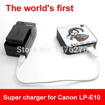 LC-E10 LCE10 USB Szuper Töltő LP-E10 LPE10 Akkumulátor Canon EOS 1100D 1200D 1300D KISS X50 X70 X80 Rebel T3 T5