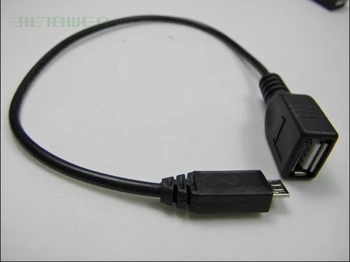 1000pcs/sok Plug Férfi micro 5pin, hogy a Női USB OTG Host adatkábel GS2 GS II I9100 MOTO XOOM TG01 Ingyenes Szállítási HKPAM CPAM